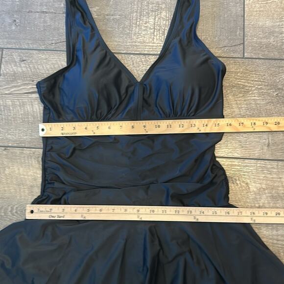 NWOT Summer Mae Tummy Control Once Piece Swimsuit Dress Size XL - Picture 7 of 9